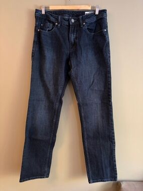 BUFFALO David Bitton Dark Blue Slim Straight Jeans size 32
